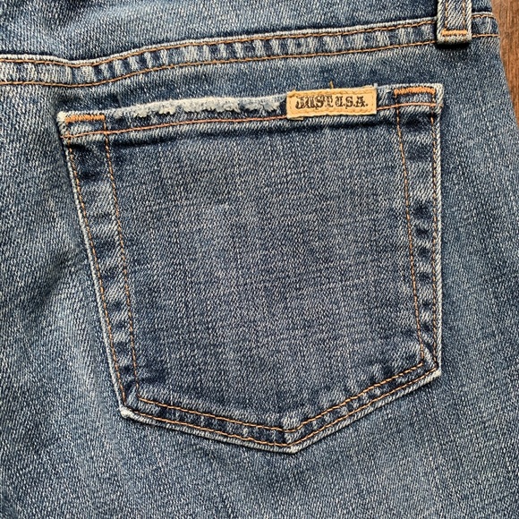 Just USA Cropped Jean 100% Cotton USA made Short - Picture 7 of 8